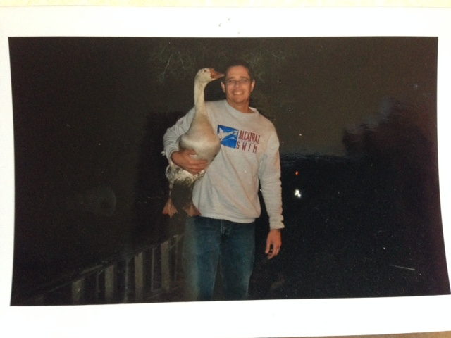 William and his goose.